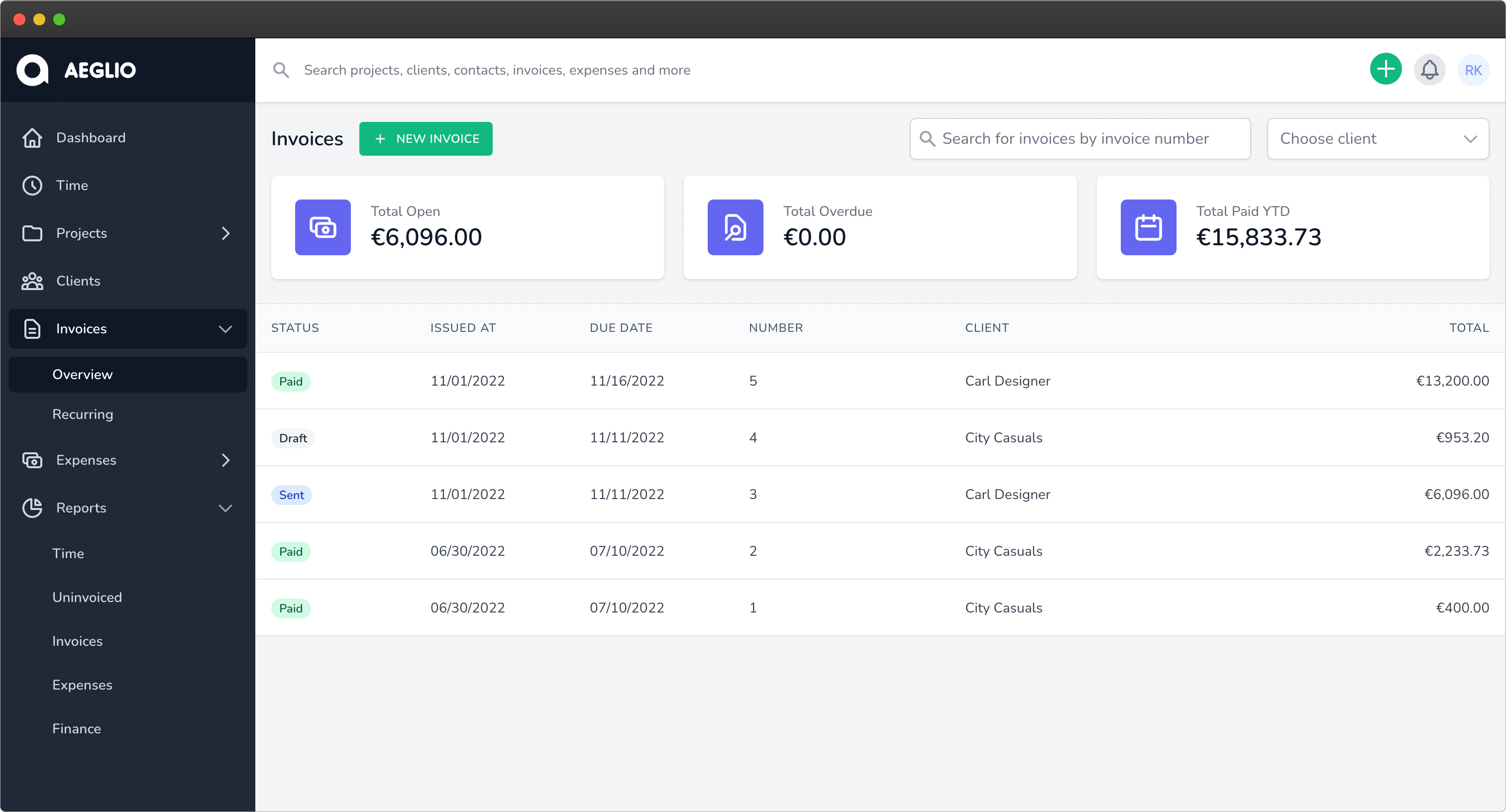 Aeglio screenshot