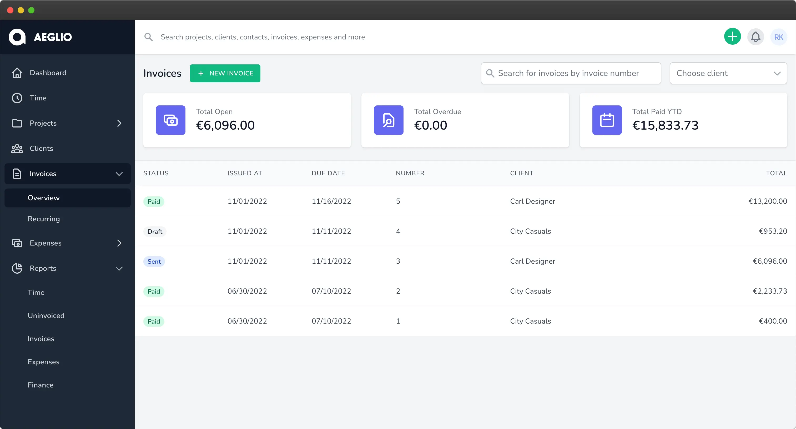 Aeglio screenshot